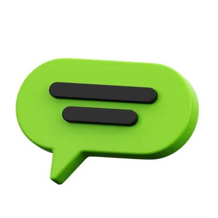 Chat  3D Icon