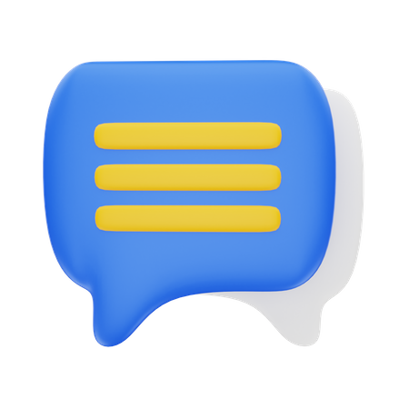 Chat  3D Icon