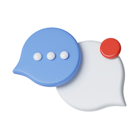 Chat  3D Icon