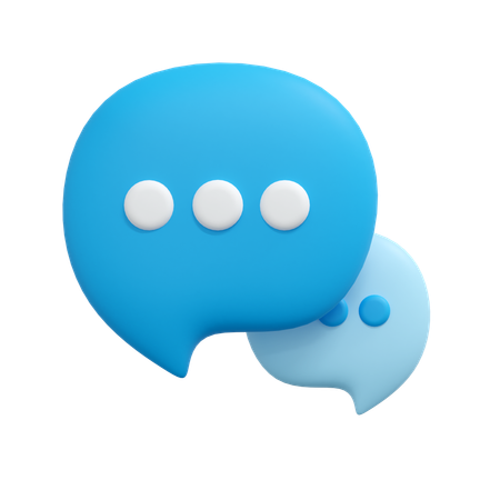 Chat  3D Icon