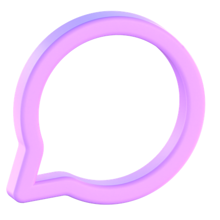 Chat  3D Icon