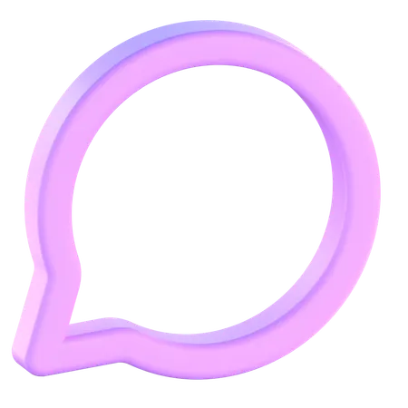 Chat  3D Icon