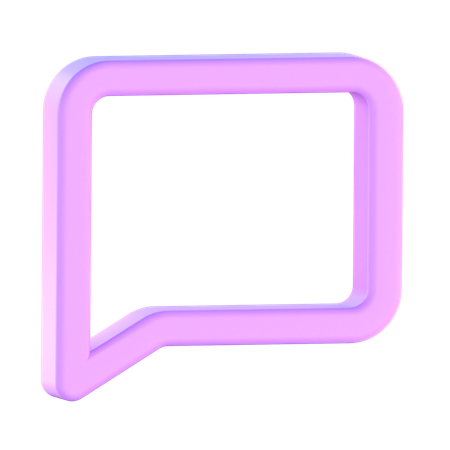 Chat  3D Icon