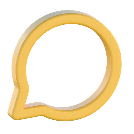 Chat  3D Icon
