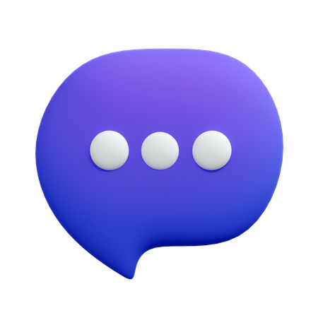 Chat  3D Icon