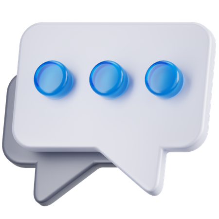 Chat  3D Icon