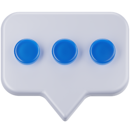 Chat  3D Icon