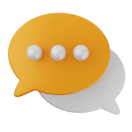 Chat  3D Icon