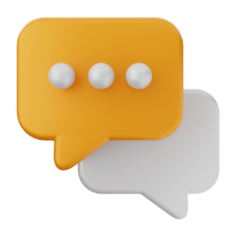 Chat  3D Icon