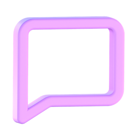 Chat  3D Icon