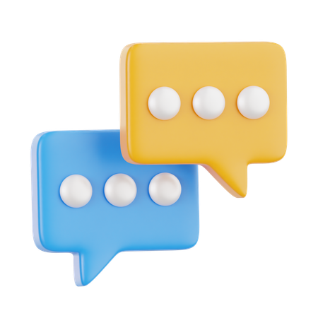 Chat  3D Icon