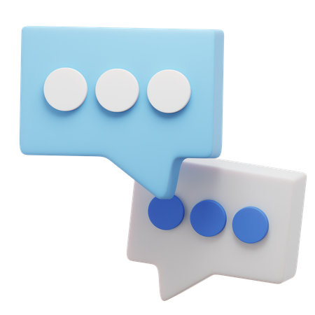 Chat  3D Icon