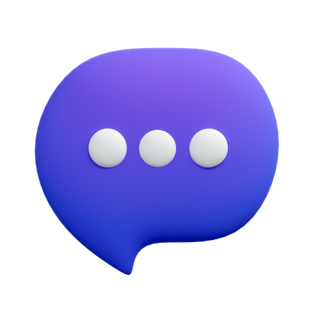 Chat  3D Icon