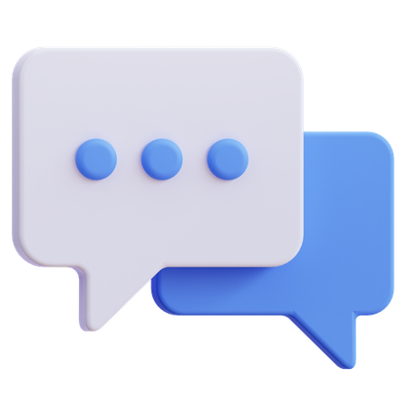 Chat  3D Icon