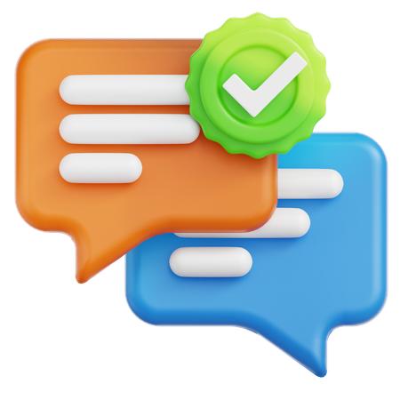 Chat  3D Icon