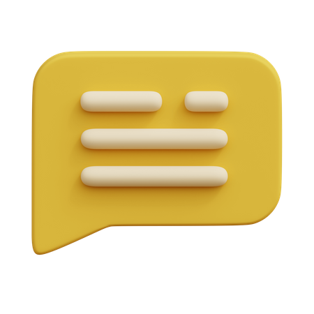 Chat  3D Icon
