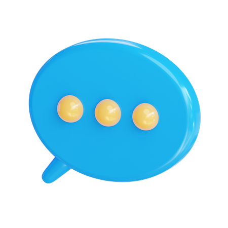 Chat  3D Icon