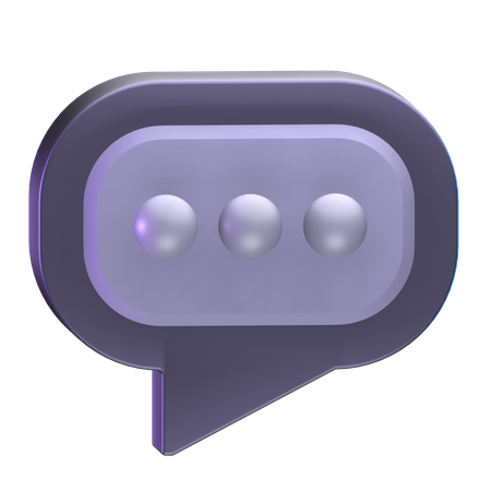 Chat  3D Icon