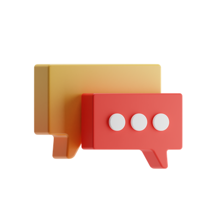 Chat  3D Icon