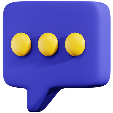 Chat  3D Icon