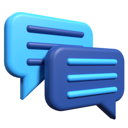 Chat  3D Icon