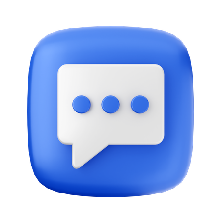 Chat  3D Icon