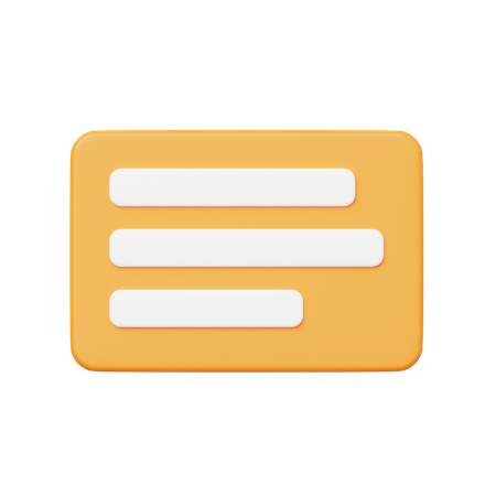 Chat  3D Icon