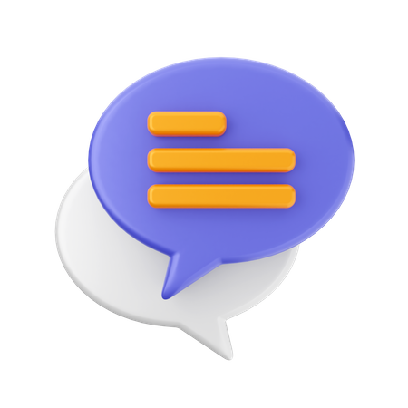 Chat  3D Icon