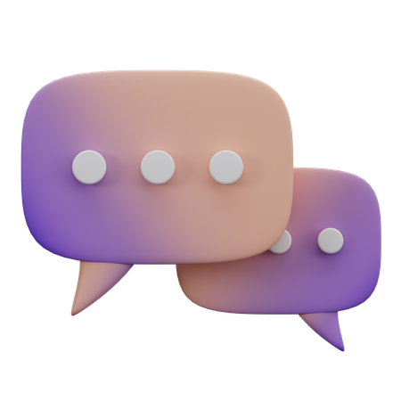 Chat  3D Icon