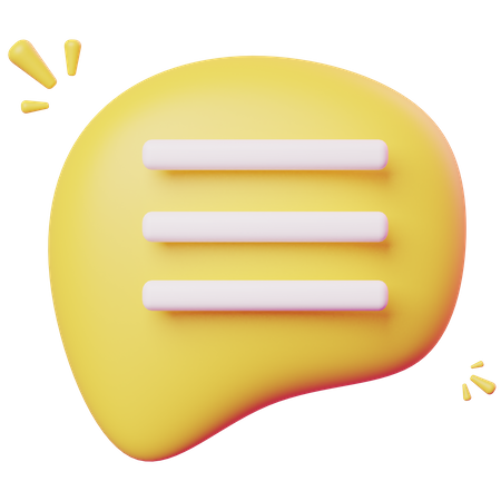 Chat  3D Icon