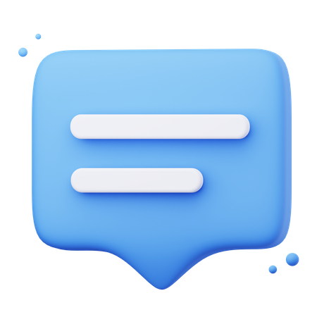 Chat  3D Icon