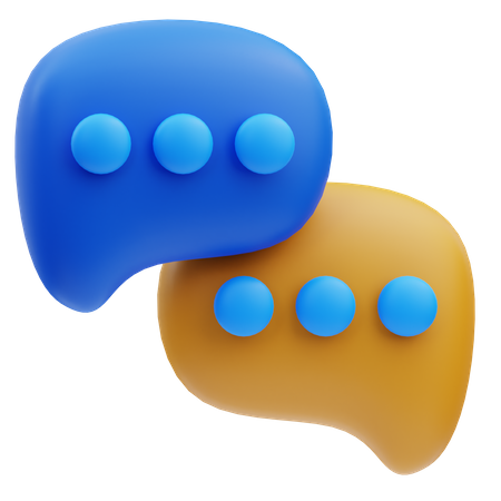 Chat  3D Icon
