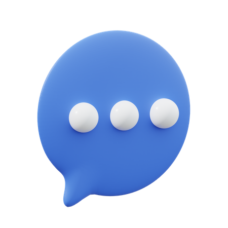 Chat  3D Icon