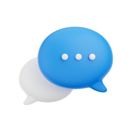 Chat  3D Icon
