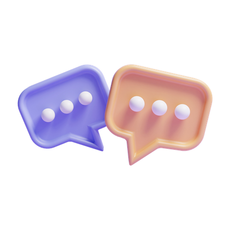 Chat  3D Icon