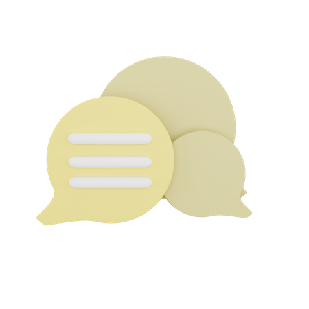 Chat  3D Icon