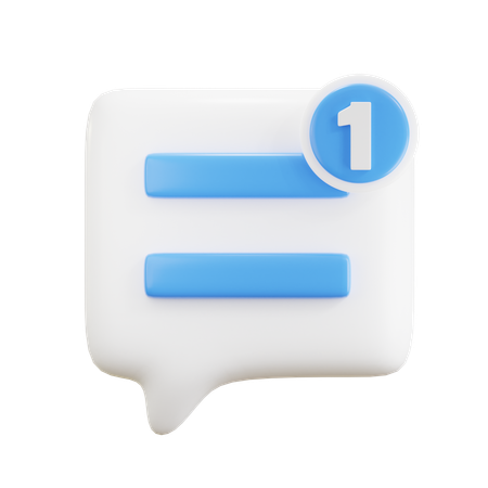 Chat  3D Icon