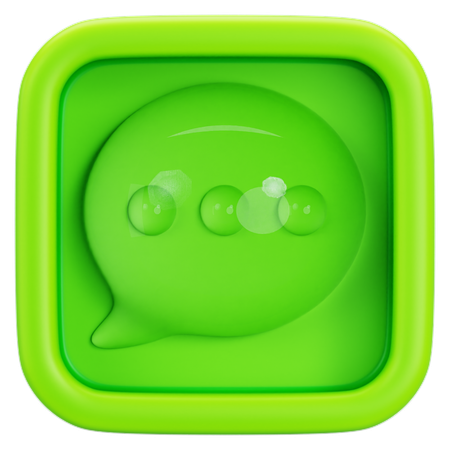 Chat  3D Icon