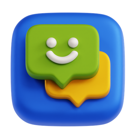 Chat  3D Icon