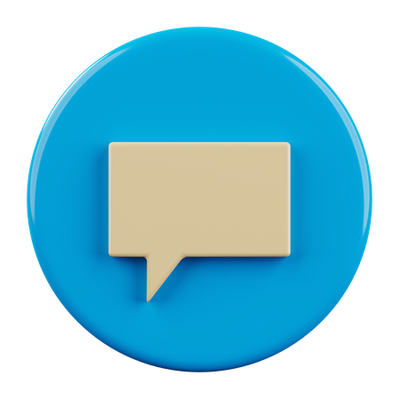 Chat  3D Icon