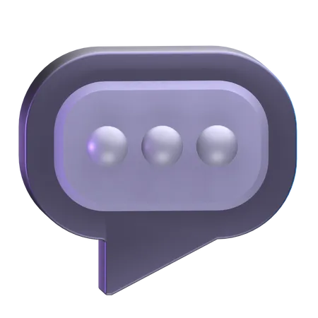 Chat 3D Illustration