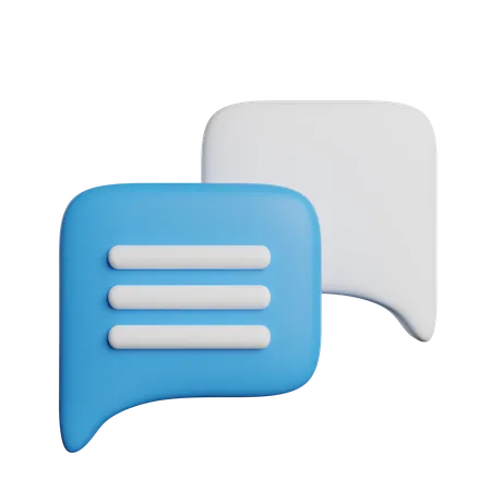 Chatting Conversation Customer 3D Icon