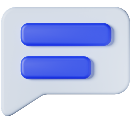Chat 3D Icon