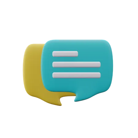 Chat Ecommerce Icon 3 D 3D Icon