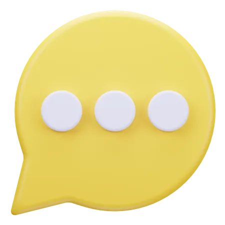 Chat 3 D Illustration 3D Icon