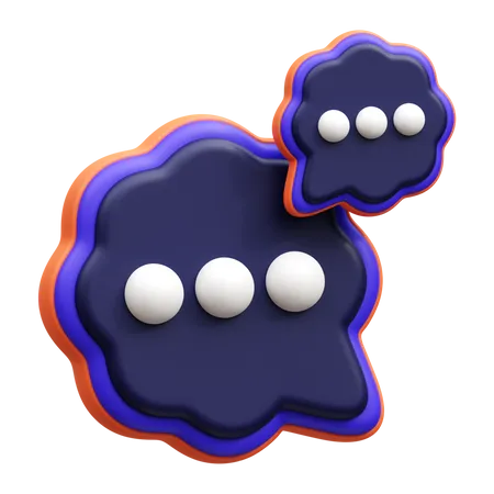 Chat  3D Icon