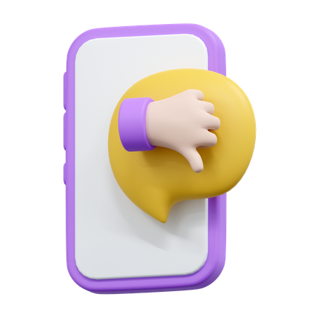 Chat-Abneigung  3D Icon