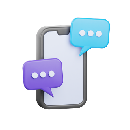 Chat Ads  3D Icon