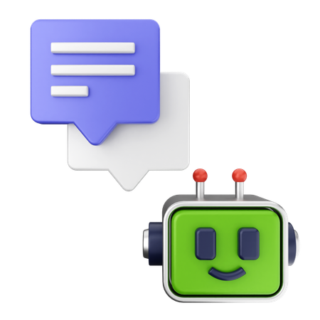 Chat Ai  3D Icon