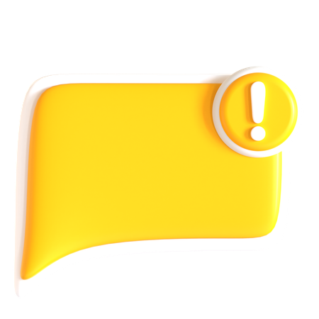 Chat-Benachrichtigung  3D Icon